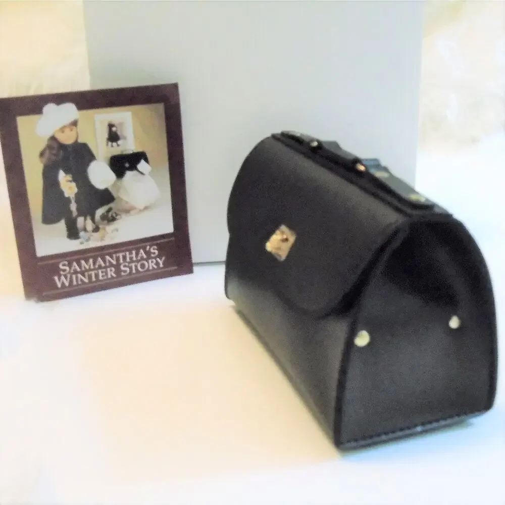 American Girl Samantha Valise Travel Bag Pleasant Company Luggage Case Pamphlet